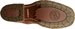 Bottom view of Double H Boot Mens 11" Wide Square Roper